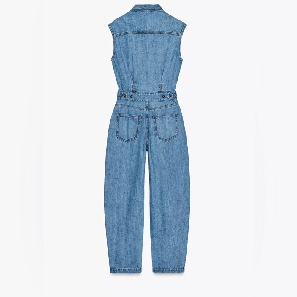 🔥🔥Zara denim ballon jumpsuit - Picture 5 of 8